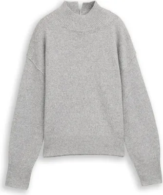 Image de Pull oversize en maille avec col montant