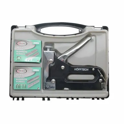 Produktbild von HÖFFTECH 010163 Handtacker Schnellnagler 601tlg im Koffer 4-14mm