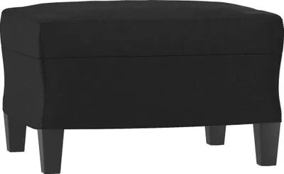 Produktbild von vidaXL 4-tlg. Sofagarnitur mit Kissen Schwarz Kunstleder