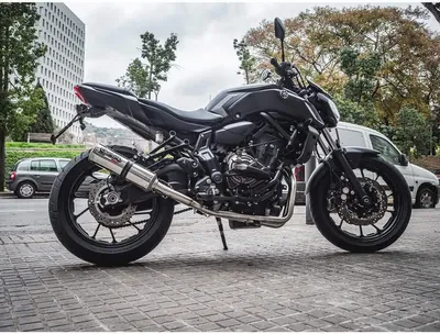 Produktbild von GPR m3 komplette Auspuffanlage Edelstahl genehmigt Katalysator für Yamaha Mt-07 2014-2016