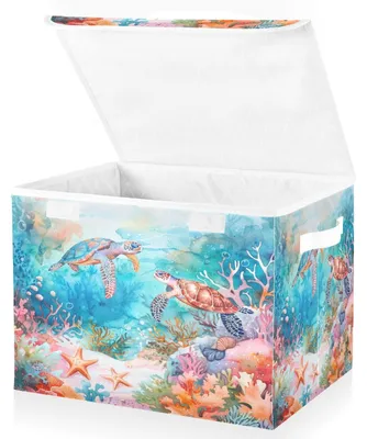 Obrázek produktu pro Skládací úložné boxy s víkem pro organizaci