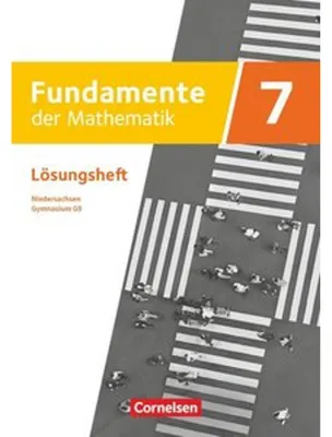 Obrázok produktu pre Fundamente der Mathematik 7. Schuljahr - Niedersachsen ab 2024 - Lösungen zum Schulbuch