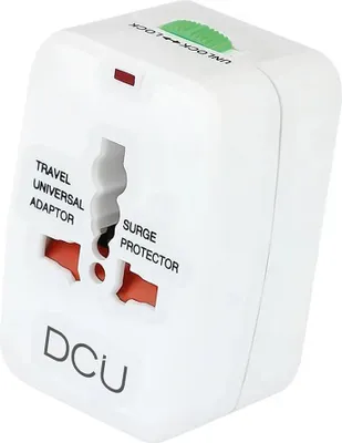 Produktbild von Dcu Tecnologic Universal-adapter Für Eu Großbritannien Usa Australien China Und Japan Schwarz Schwarz One Size