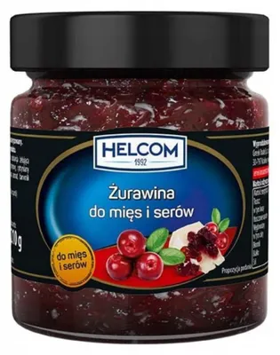 Zdjęcie produktu dla Żurawina do mięs i serów 210g HELCOM