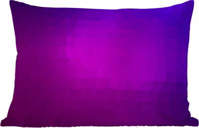 Produktbild von MuchoWow® Outdoor Kissen - Violette Geometrie als Hintergrund - 50x30 cm - Wetterfest - Lounge Kissen - Sofa kissen - Wohnzimmer Dekoration