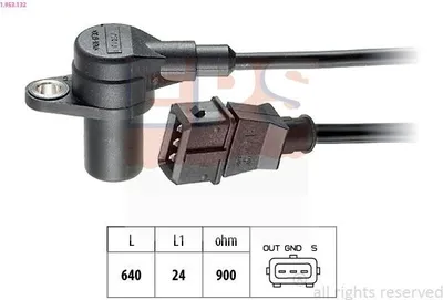 Produktbild von EPS 1.953.132 Kurbelwellensensor Impulsgeber für IVECO DAILY III Pritsche/Fahrgestell