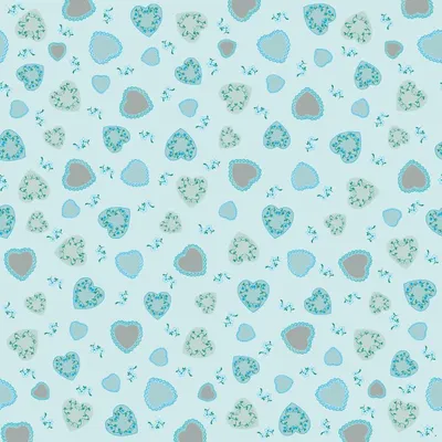 Produktbild von Sovie HOME Tischdecke Sweet Love in Blau aus Linclass® Airlaid 80 x 80 cm, 1 Stück