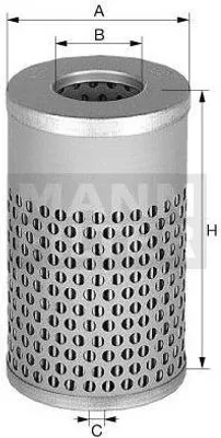 Produktbild von NFZ-MANN Ölfilter Einsatz für H617N