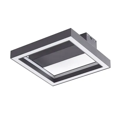 Produktbild von Lucande Smart LED-Deckenleuchte Tjado, 30 cm, schwarz, RGBW