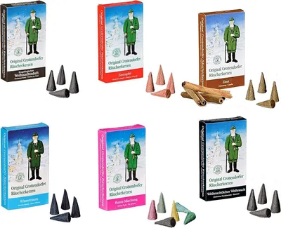 Obrázek produktu pro Crottendorfer sada 6 vonných svíček BM/Weihn. Kadidlo/skořice/zimní sen/vánoční vůně/skořicové jablko - obsah po 24 kusech, velikost M (standardní)