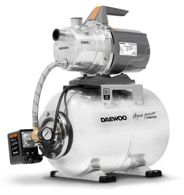 Zdjęcie produktu dla DAEWOO DAS 4500/24 INOX ZESTAW HYDROFOROWY HYDROFOR POMPA DO WODY OGRODOWA 3800l/h - OFICJALNY DYSTRYBUTOR - AUTORYZOWANY DEALER DAEWOO