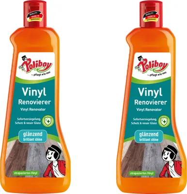 Produktbild von Poliboy Vinyl Renovierer 2er Set - 1L, Inhalt jeweils 500ml, Reinigung & Pflege