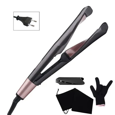 Produktbild von Lockenstäbe, Haarglätter 2-in-1 lockig & glatt, Locken & Wellen, Spiralförmiger Lockenstab, digitale Anzeige, 5 Temperatureinstellungen 150-230°