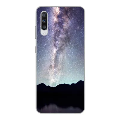 Produktbild von MuchoWow® Handyhülle Schutzhülle Hülle für Samsung Galaxy A70 Universum - Galaxie - Sternenhimmel - Jungen - Mädchen - Kinder Silikon Softcase Handy Hülle - Schutzhaube