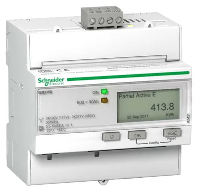 Immagine prodotto di Contatore di energia Schneider Electric IEM3150 3P+N 63A Modbus A9MEM3150