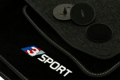 Immagine prodotto di Set di tappetini in velluto SPORT per BMW Serie 3 F30 / F31 (2012-2018) - Vestibilità perfetta