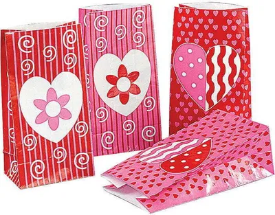 Produktbild von Geschenktüten für Valentinstag 12er Pack