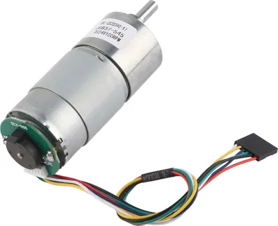 Image de Moteur à engrenages à couple élevé avec encodeur, 12/24V, moteur de réduction de vitesse (24V, 100 RPM)