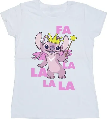 Produktbild von Disney - "Angel Fa La La" T-Shirt für Damen BI26069 (M) (Weiß)