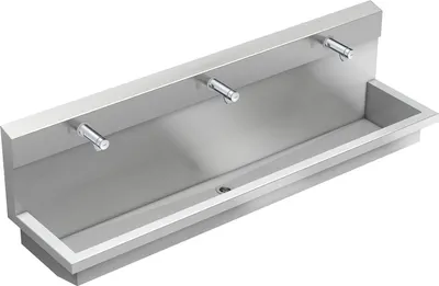 Produktbild von KWC AR Waschplatzeinheit, PLANOX, Edst.,  1800x530x440 mm, 3xWandventil hydr.