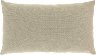 Produktbild von Outdoor Kissen Elba uni meliert Struktur stone 30x50cm