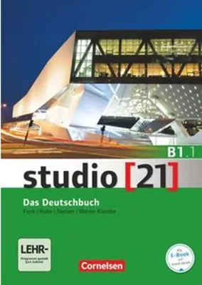 Obrázek produktu pro studio [21] - Grundstufe B1: Teilband 01. Das Deutschbuch (Kurs- und Übungsbuch mit DVD-ROM)