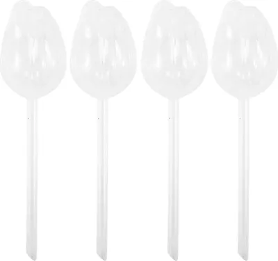 Produktbild von 4 Stück Tulpen-Selbstbewässerungskugeln, Pflanzgefäßeinsatz, automatische Bewässerungsbirnen, wiederverwendbare Pflanzenbewässerungsspieße für verschiedene Topfpflanzen