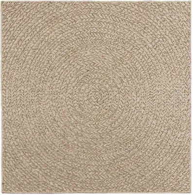 Immagine prodotto di Tappeto ZIZUR Beige 120x120 cm Aspetto Iuta Interni ed Esterni