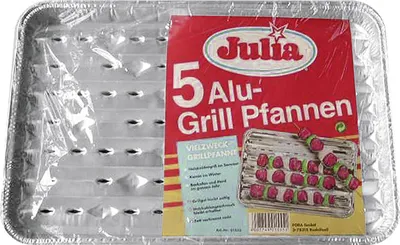 Zdjęcie produktu dla w aluminiowych patelniach grillowych 5szt. 34x22x27