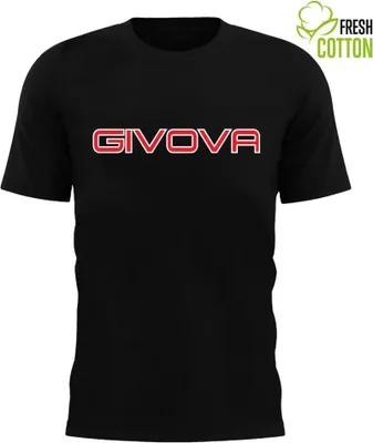 Immagine prodotto di T-shirt in cotone Givova Spot Nera