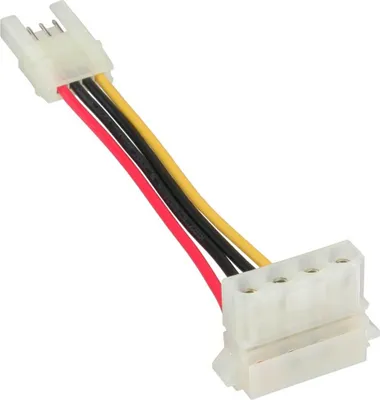 Immagine prodotto di InLine® 26622 Adattatore di alimentazione, da presa di 8,89 cm (3,5") a spina di 13,34 cm (5,25") angolata, 6cm