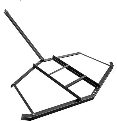 Immagine prodotto di Rampa di carico per spazzaneve - Spazzaneve trainato - Acciaio robusto - 3 perni regolabili - 2 rinforzi - Attacco per ATV/UTV/trattore da giardino - 168 cm