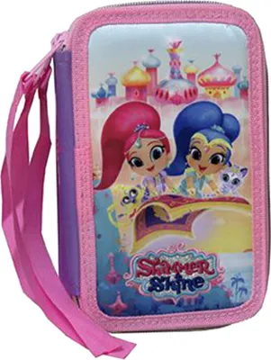 Produktbild von Shimmer and Shine 3-Fach Federmappe Federtasche gefüllt Federmäppchen