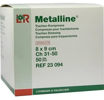 Productafbeelding van Metalline Tracheo-compressen, 8 cm x 9 cm, 50 stuks