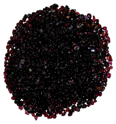 Produktbild von Almandin Granat 250 g Mini Trommelsteine Größe ca. 2 - 4 mm