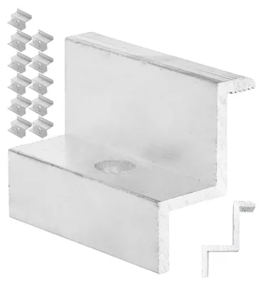 Image de Pince de fixation pour panneaux solaires, 4 pièces, pour une hauteur de module de 35 mm