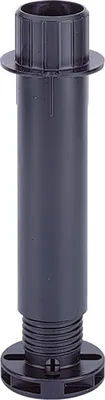 Produktbild von Stützfuß,47632,450kg,190mm,KF schwarz