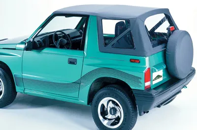 Zdjęcie produktu dla Pokrowiec na miękki dach Pokrowiec na dach Przezroczyste szyby Suzuki Vitara 95-98