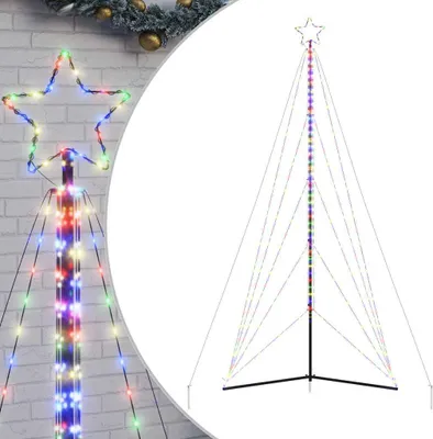 Obrázok produktu pre vidaXL LED vianočný stromček 615 LED Viacfarebné 404,5 cm