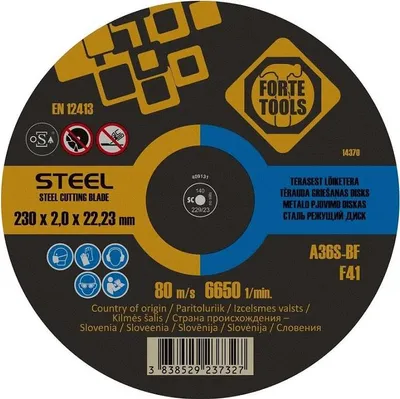 Produktbild von Trennscheibe Forte Tools 230X2.0X22Metall