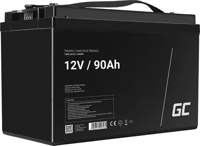 Produktbild von Green Cell® AGM 12V 90Ah Akku VRLA Blei-Batterie Bleiakku Ersatzakku Gelakku Akkubatterie Zyklenfest Unbemann Caravan | Photovoltaik | Rollstuhl | Solarspeicher| Solarbatterie | Solarpanel | Wohnwagen