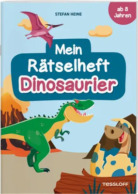 Produktbild von Mein Rätselheft Dinosaurier. Ab 8 Jahren