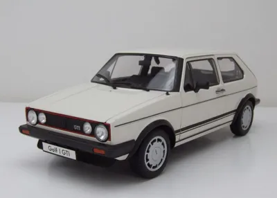 Produktbild von Welly 18039W VW Golf 1 GTI Pirelli 1982 weiß 1:18