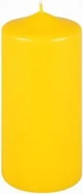 Produktbild von Premium Stumpenkerzen Zitrone 150 x 70 mm, 1 Stück