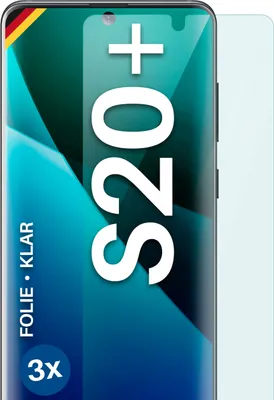 Produktbild von moex® 3x Schutzfolie kompatibel mit Samsung Galaxy S20 Plus / 5G - Displayschutzfolie dünn Folie, Klar
