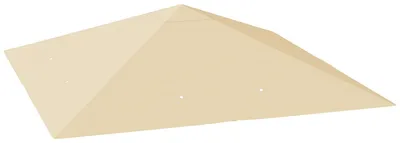 Obrázok produktu pre Náhradná strecha pre pavilón, 3x3 m, vodeodolná | Farba: Béžová | Rozmery: 298x298 cm