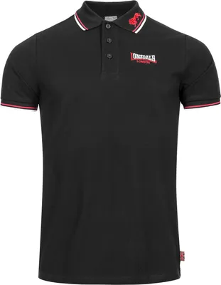 Produktbild von Lonsdale Lion Poloshirt Grösse: XXL, Farbe: Schwarz