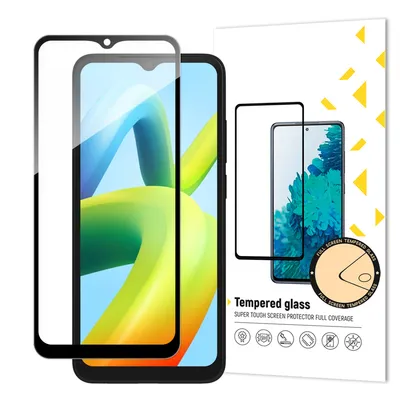 Obrázek produktu pro Wozinsky Full Glue Tvrzené sklo pro Xiaomi Redmi A2 / Redmi A1 9H Full Screen s černým rámečkem