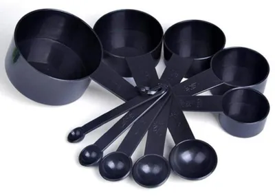 Imagen del producto de Juego de 10 tazas medidoras y cucharas medidoras para la cocina