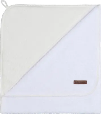 Produktbild von Baby's Only Kapuzenbadetuch Classic - Wollweiß - 75x85 cm